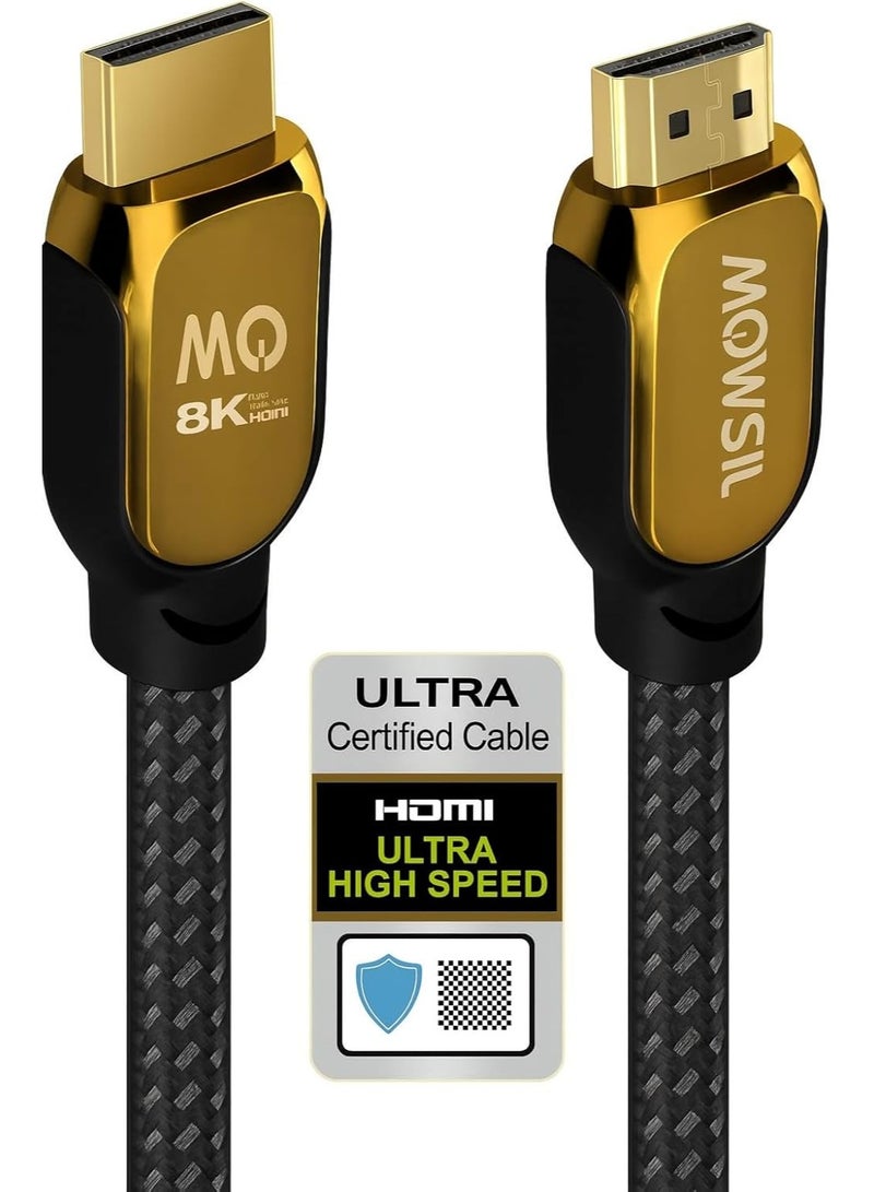 Mowsil 8K HDMI 2.1 Cable 2M - Image 1