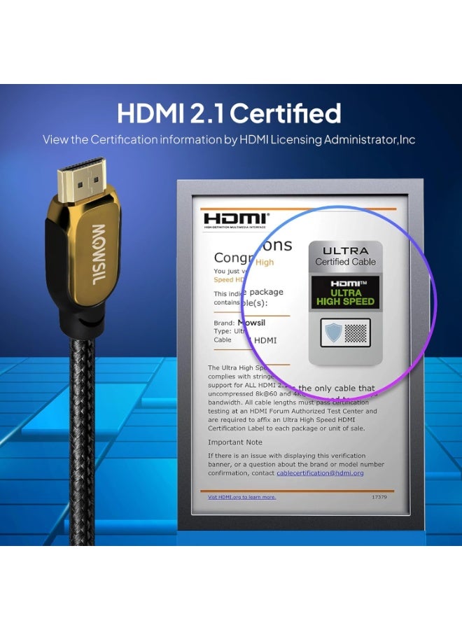 Mowsil 8K HDMI 2.1 Cable 2M - Image 4