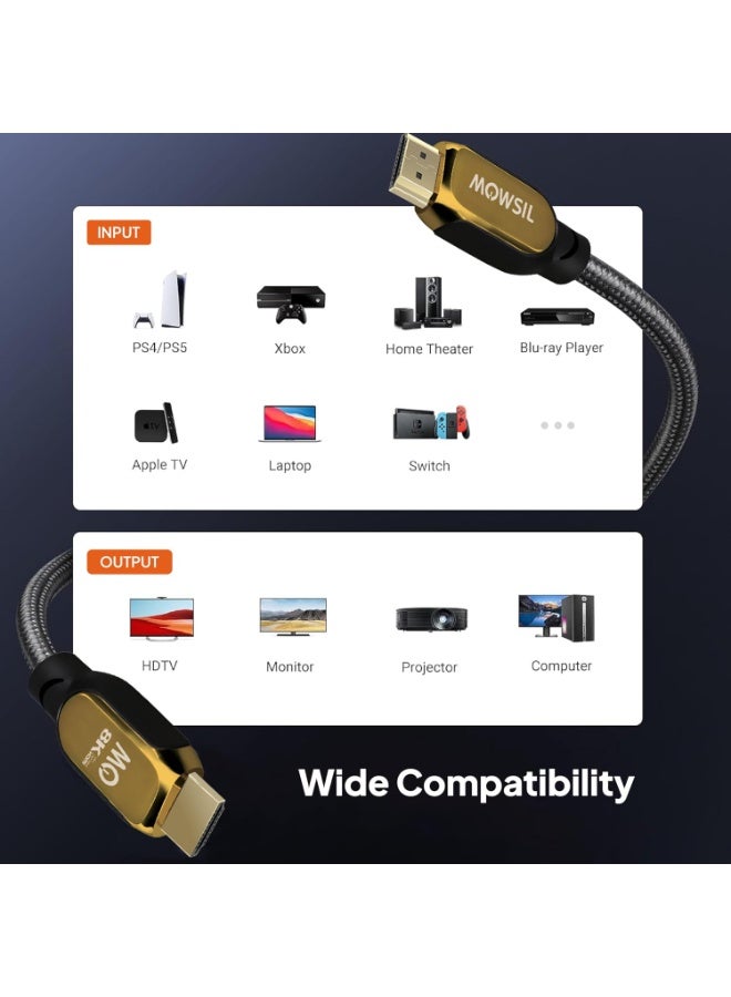 Mowsil 8K HDMI 2.1 Cable 2M - Image 5