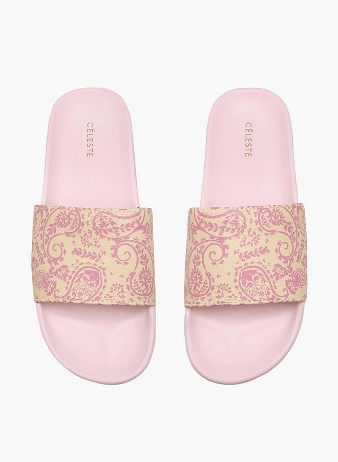 Celeste Women Paisley Print Slides - Image 2