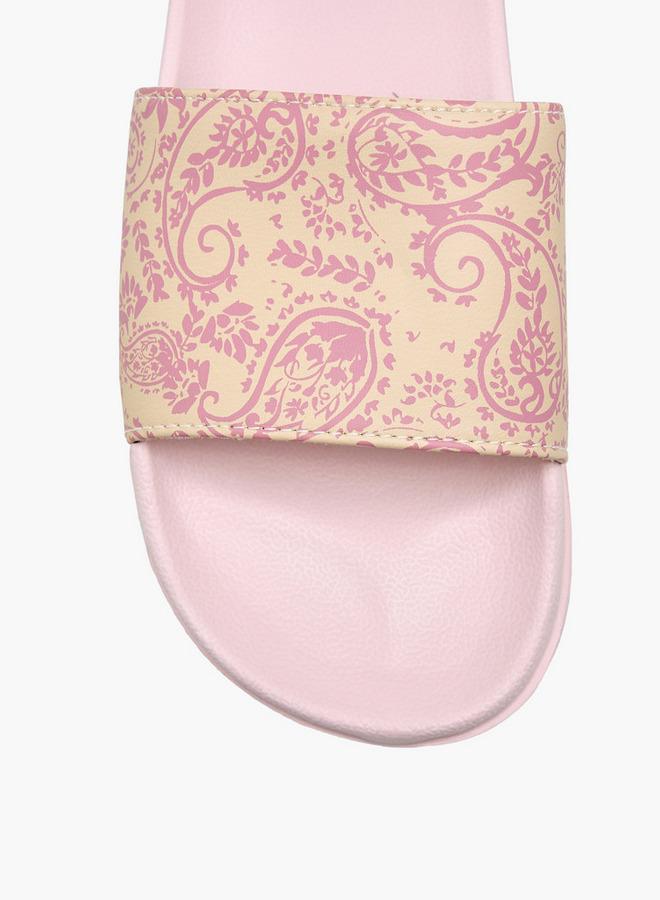 Celeste Women Paisley Print Slides - Image 3