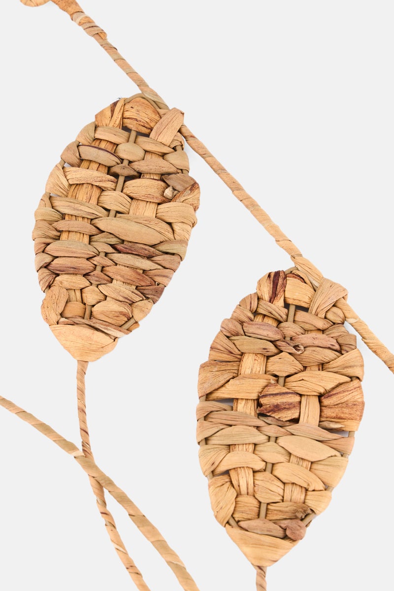 Muy Mucho Fibre Wall Decoration 35 x 50 cm, Natural  - Image 3
