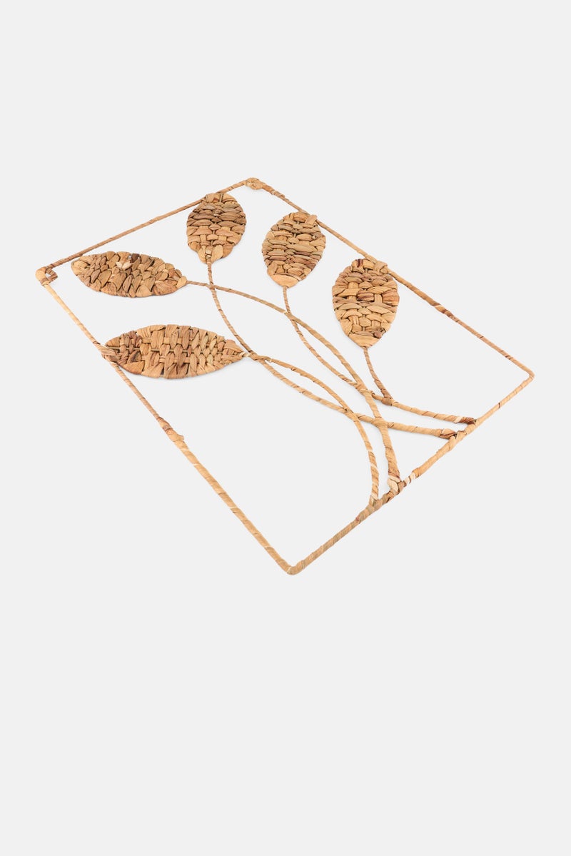 Muy Mucho Fibre Wall Decoration 35 x 50 cm, Natural  - Image 2