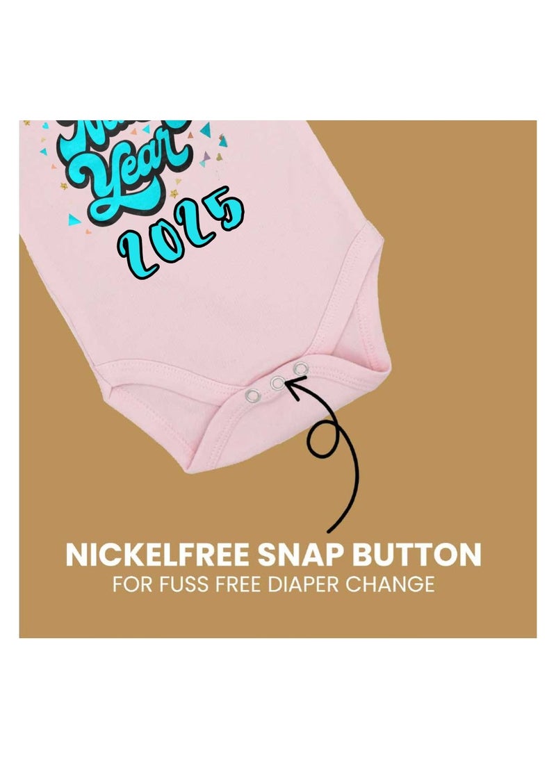 PRINTSHOP4ME My 1st New Year Baby Romper–Soft Cotton Half Sleeve Bodysuits For Newborns,Infants And Toddlers– Unisex Baby Onesies For Boys And Girls-Baby Romper For New Year - Image 5