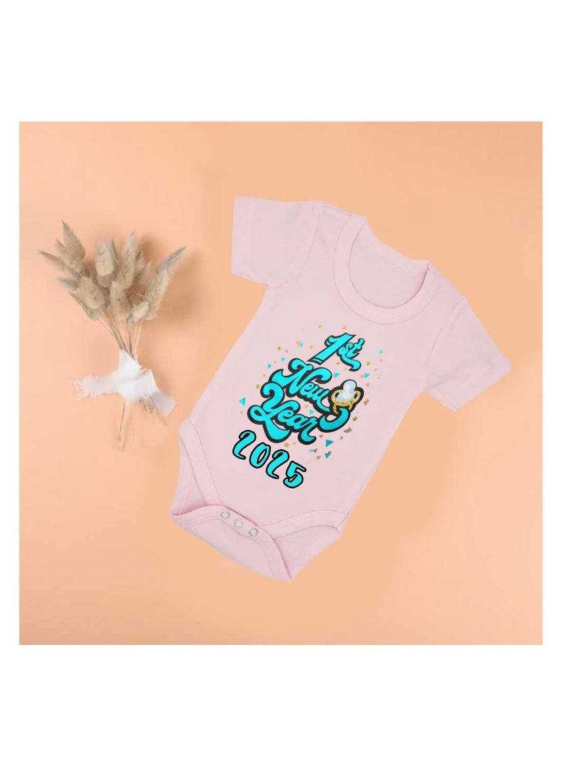 PRINTSHOP4ME My 1st New Year Baby Romper–Soft Cotton Half Sleeve Bodysuits For Newborns,Infants And Toddlers– Unisex Baby Onesies For Boys And Girls-Baby Romper For New Year - Image 2