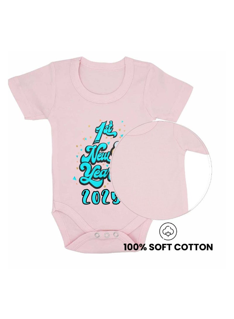 PRINTSHOP4ME My 1st New Year Baby Romper–Soft Cotton Half Sleeve Bodysuits For Newborns,Infants And Toddlers– Unisex Baby Onesies For Boys And Girls-Baby Romper For New Year - Image 3