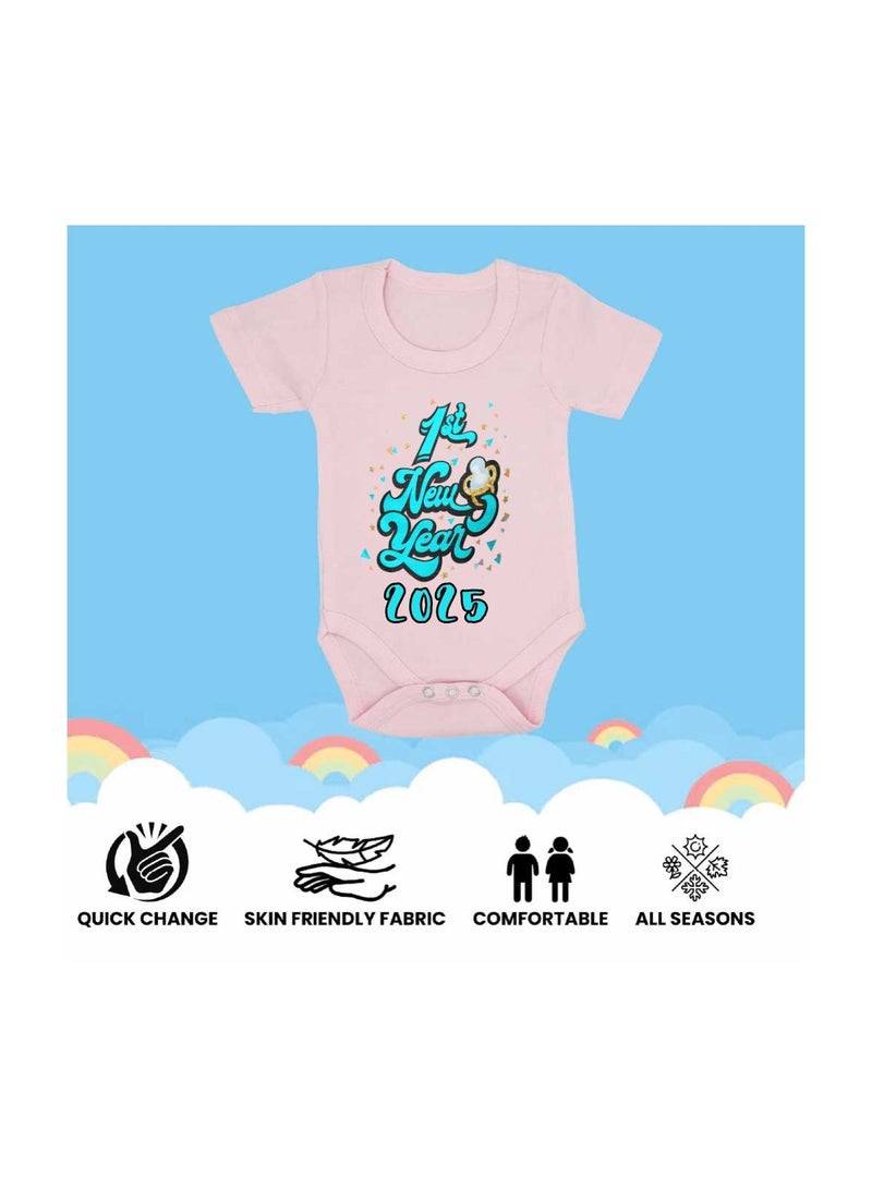 PRINTSHOP4ME My 1st New Year Baby Romper–Soft Cotton Half Sleeve Bodysuits For Newborns,Infants And Toddlers– Unisex Baby Onesies For Boys And Girls-Baby Romper For New Year - Image 4