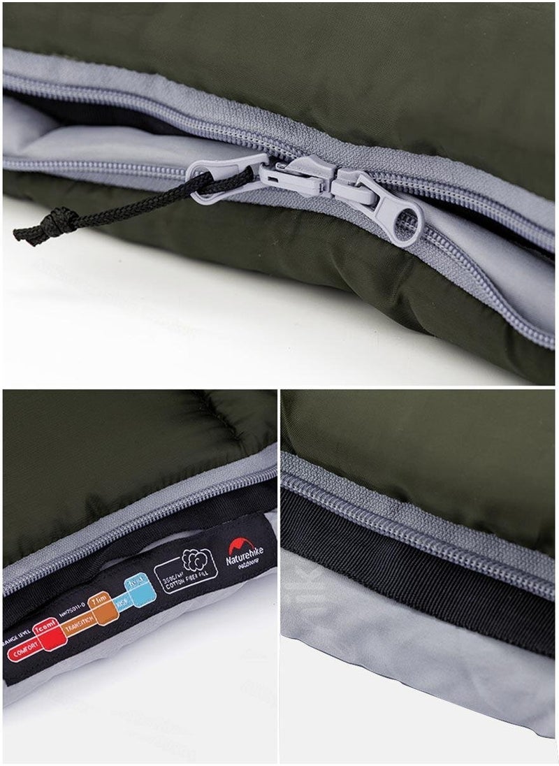 Naturehike U150 Envelope Style Hooded Sleeping Bag -6°c  - Image 3