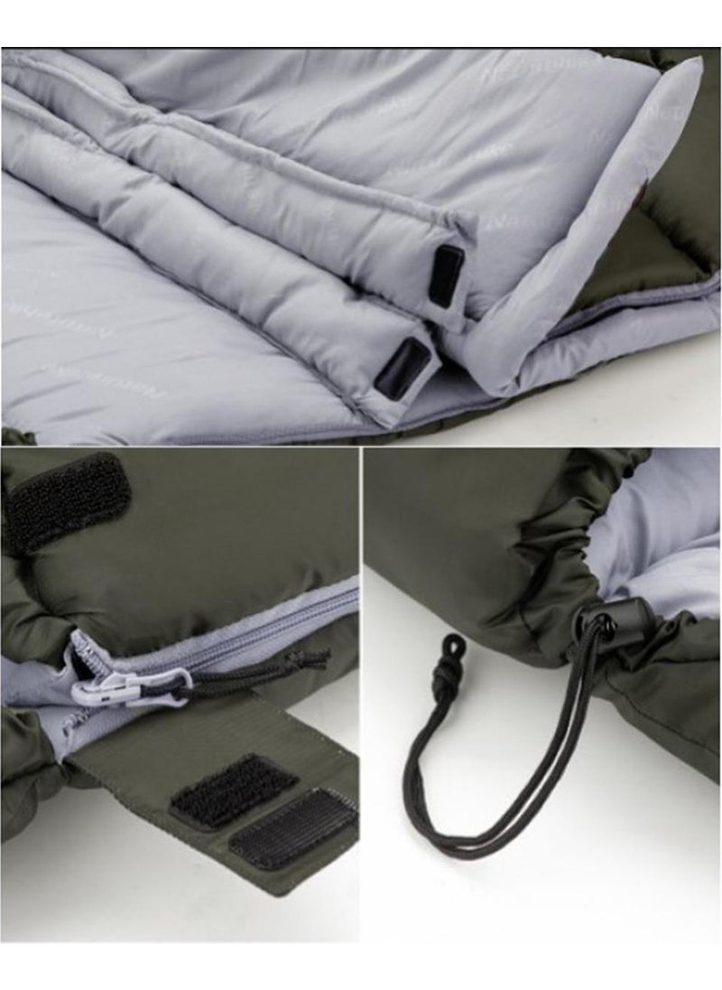 Naturehike U150 Envelope Style Hooded Sleeping Bag -6°c  - Image 2