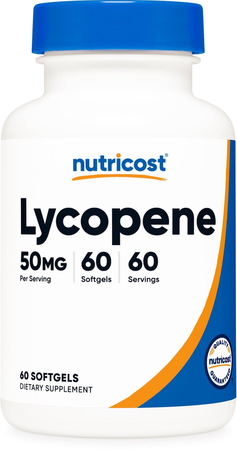 Nutricost Lycopene 50mg Softgels (60 Softgels) - Image 1