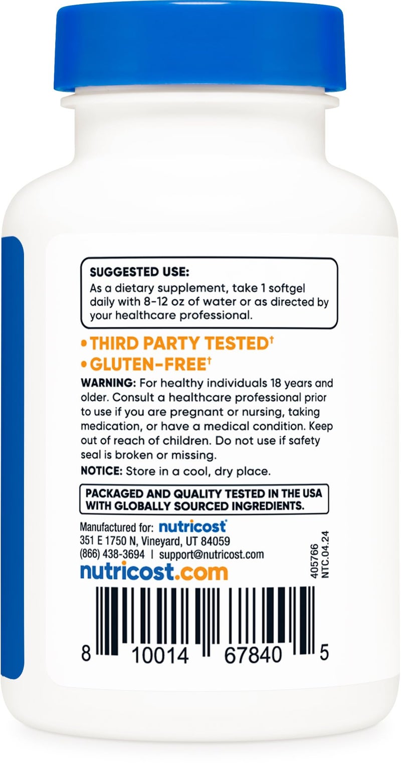 Nutricost Lycopene 50mg Softgels (60 Softgels) - Image 4