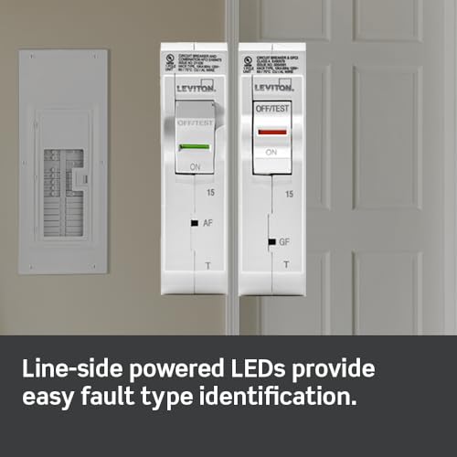 Leviton قاطع الدائرة القياسي من ليفيتون 100A ذو القطبين، هيدروليكي مغناطيسي، 120/240 VAC، LB200، أبيض - Image 4