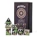 HNCCESG Octopus Metal RPG Dice Set7PieceInspired by Cthulhu MythosAbyss Green on BlackHeavy Zinc Alloy Dice for Fantasy RPGs Collectors Black Green - Image 2