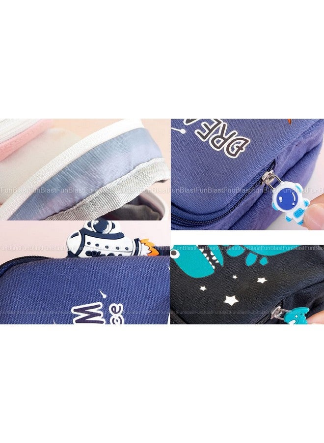 FunBlast Pencil Case for Kids, Multipurpose Zipper Pencil Pouch for Kids, Pencil Box for Kids, Pencil Case for Boys, Stationary Organizer for Kids, Return Gifts for Kids (Robot) - Image 5