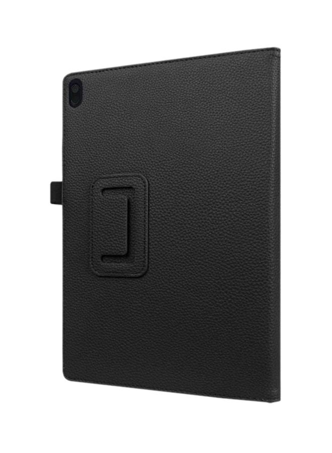 Loquat Flip Cover For Lenovo Tab 4 10 Plus (2017) Black - Image 2