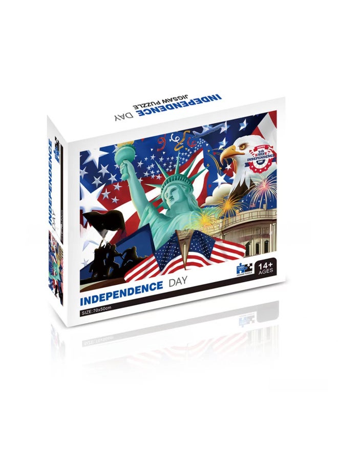 لعبة/ألغاز/ألغاز الصور المقطوعة تيتانيك - أحلام السفينة 1000 قطعة-اللون: Q1113 عيد الاستقلال - Image 1