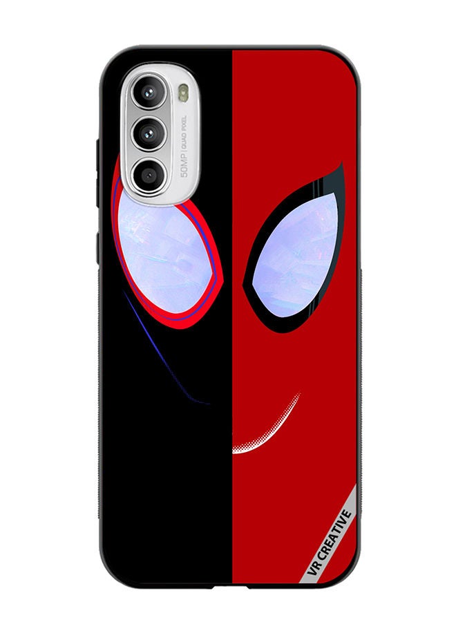 VR CREATIVE Protective Case Cover For Motorola Moto G82 Spiderman Design Multicolour - Image 1