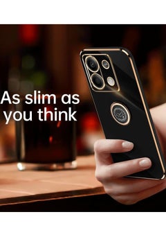 إيروريكس جراب هاتف مضاد للصدمات من مادة TPU + PC مع حامل لهاتف Xiaomi Redmi Note 13R Pro 5G (أرجواني)  - Image 2