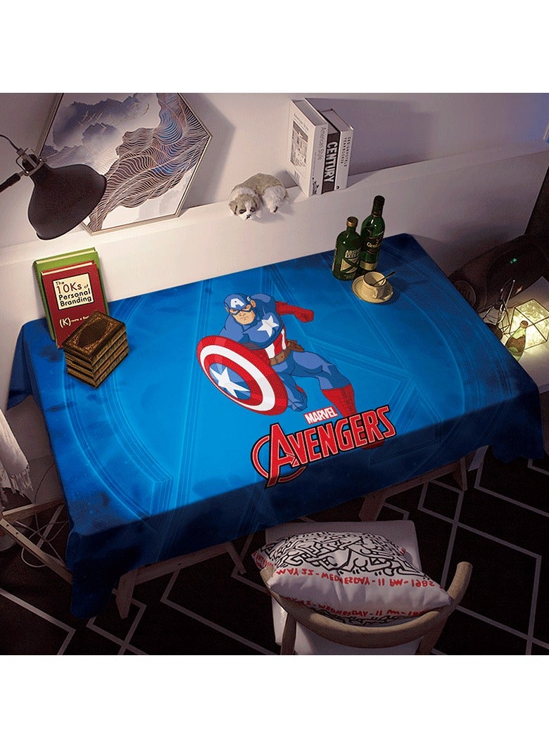 EBMINI New Captain America Marvel Surrounding Waterproof Tablecloth 