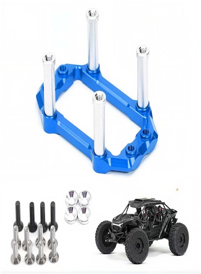 مجموعة حوامل سيرفو التوجيه المصنوعة من الألومنيوم لسيارات Arrma Kraton Notorious Outcast Talion Typhon بمقياس 1/8، وقطع غيار ترقية Mijave 6S بمقياس 1/7، بديل للرقم #ARA320574 AR320430 (أزرق داكن) - Image 1