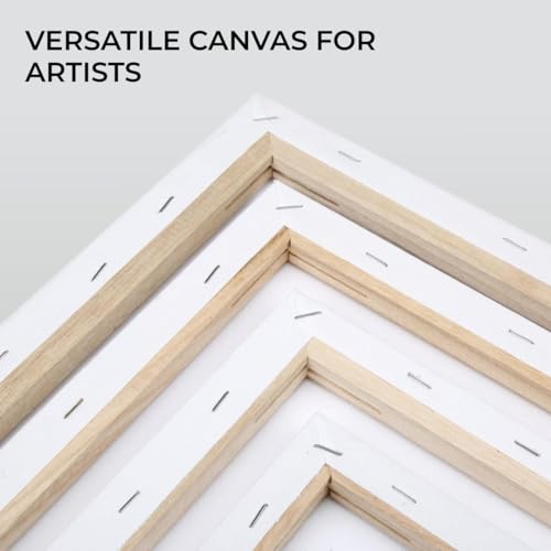 HST H&S Set of 4 Artist Blank Canvas Frame Stretcher Acrylic Oil Water Painting Board 20x30cm, 30x40cm, 40x50cm, 50x60cm - Image 5