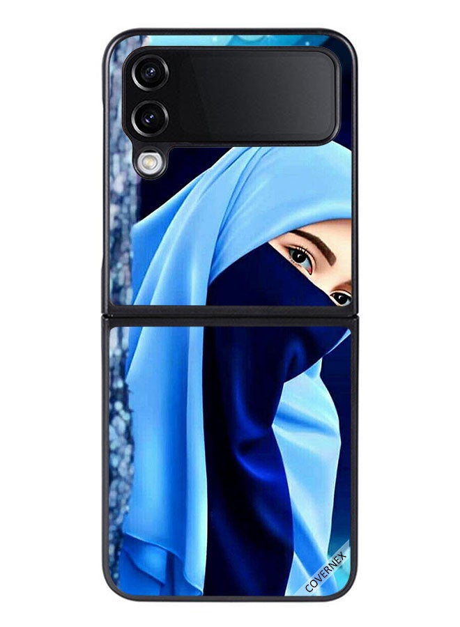 Covernex Protective Case Cover For Samsung Galaxy Z Flip 4 Hijab Girl - Image 1