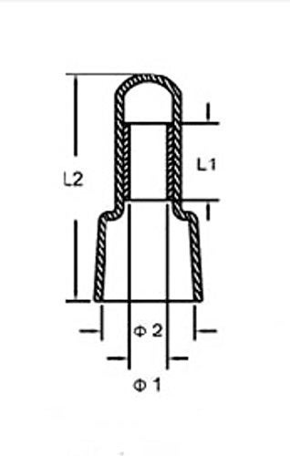 Randhawa Global RG Heavy Duty Transparent CE2 Protective Closed End Wire Crimp Cable Connector Caps 1000 - Image 3