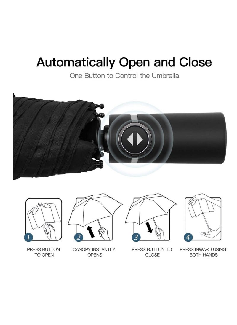Generic - Umbrella - Umbrella for Men, Umberallas for Rain Big Size Men, Windproof Umberalla Large for Man,Women,Kids,Girls,Boys，with Auto Open and Close - Image 1