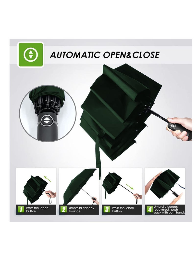 Generic - Umbrella - Umbrella for Men, Umberallas for Rain Big Size Men, Windproof Umberalla Large for Man,Women,Kids,Girls,Boys，with Auto Open and Close - Image 1