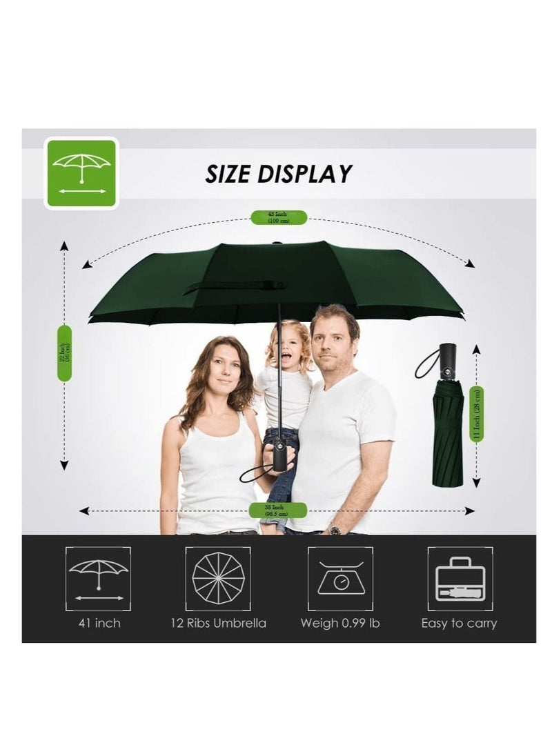 Generic - Umbrella - Umbrella for Men, Umberallas for Rain Big Size Men, Windproof Umberalla Large for Man,Women,Kids,Girls,Boys，with Auto Open and Close - Image 1