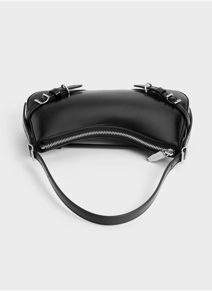 Charles & Keith - Sloane Shoulder Bag & Crossbody Bag - Black - Image 1