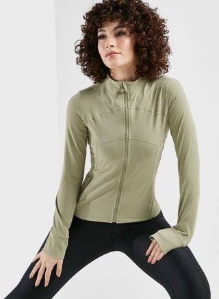 جاكيت رياضي بسحاب أمامي