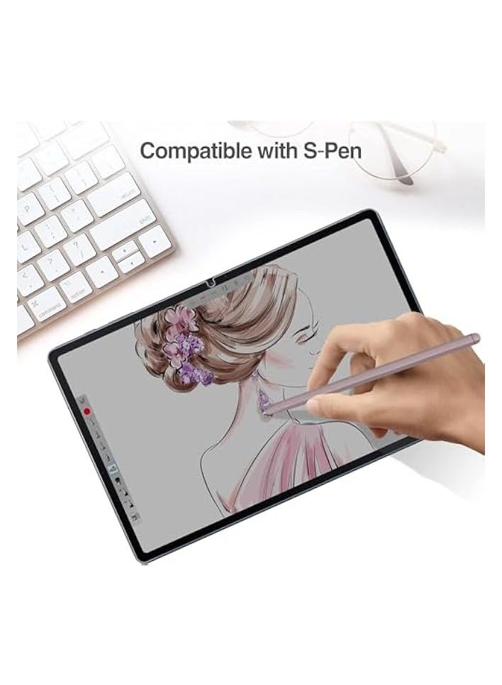 erorex Privacy Screen Protector Compatible with Galaxy Tab S9 FE Plus 2023 12.4 inch (SM-X610/X616), Anti-Spy Tempered Glass Tinted Screen Film Guard - Image 3