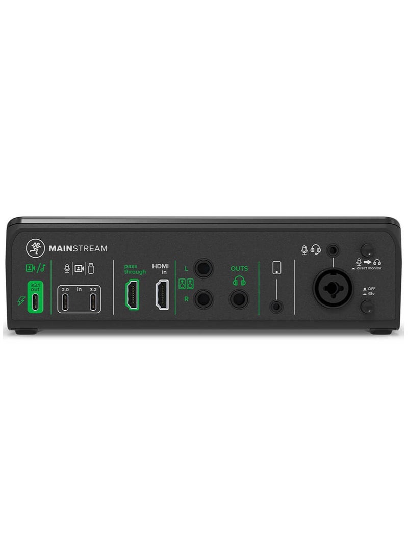 Mackie Mackie MainStream Complete Live Streaming and Video Capture Interface with Programmable Control Keys  - Image 5