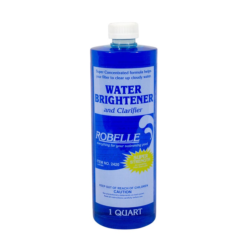 Robelle 1-Quart Premium Water Brightener and Clarifier, Pool Clarifier, Made in USA - Image 1