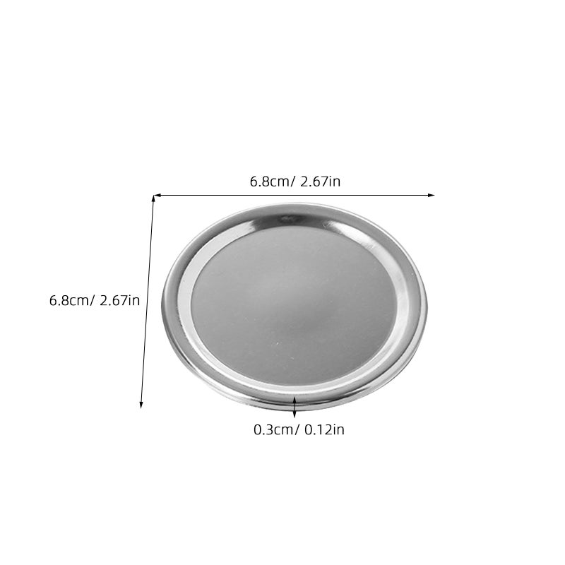 24pcs Regular Mouth Jar Lids Leak Proof Split-Type Canning Jar Caps - Image 4