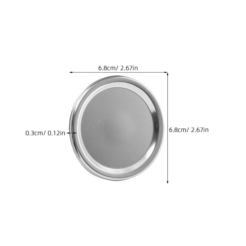 24pcs Regular Mouth Jar Lids Leak Proof Split-Type Canning Jar Caps - Image 3