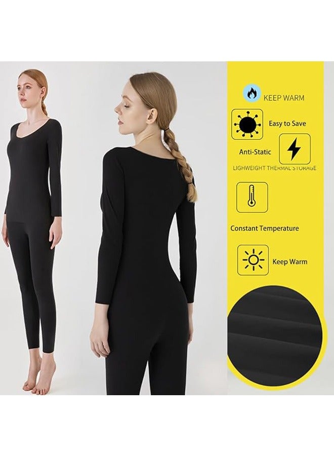 Beauenty Trackless Mulberry Silk Thermostatic Warm Long Johns Suit - Image 2