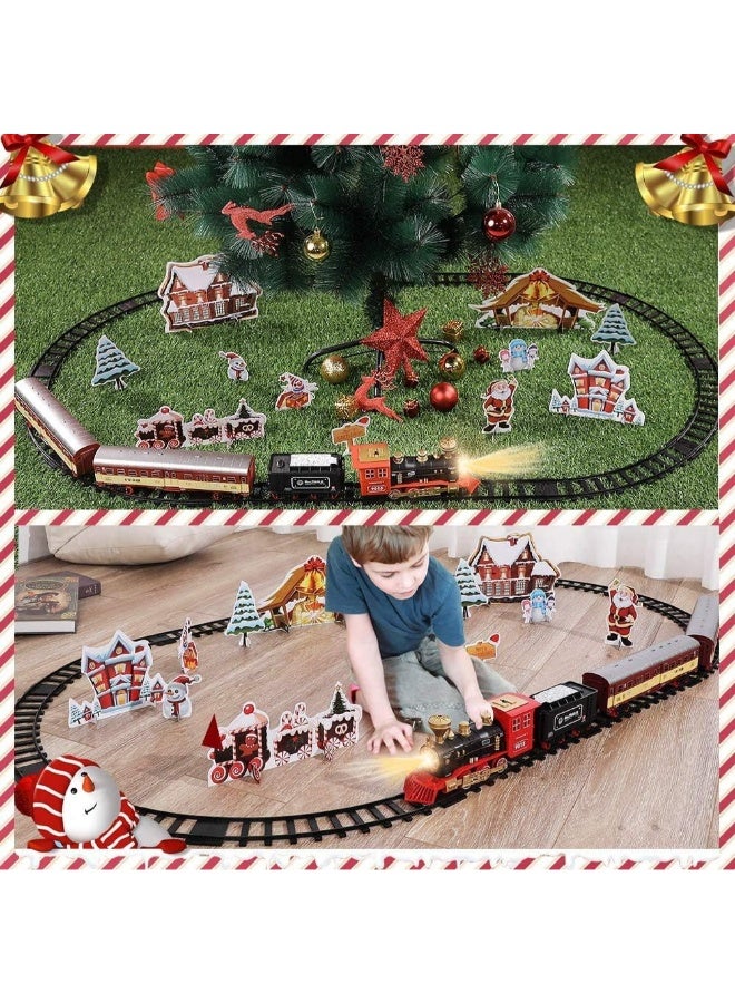 Electric Train Toy Set Car Railway Tracks Diecast Model Educational Game Boy Toys for Children - Image 5