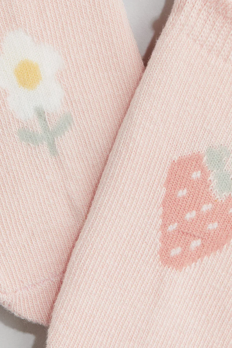 H&M 4-pack shaftless socks