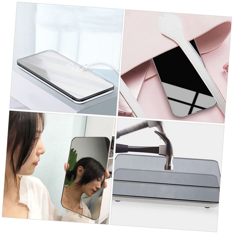 Digital Body Weight Scale Portable Travel Electronic Bathroom Scale Easy Store Mirror Surface - Image 3