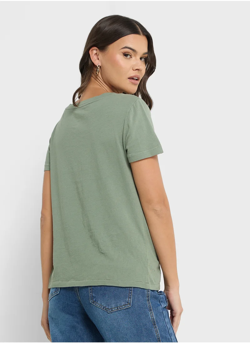 جاب Gap Green Women'S T-Shirt
