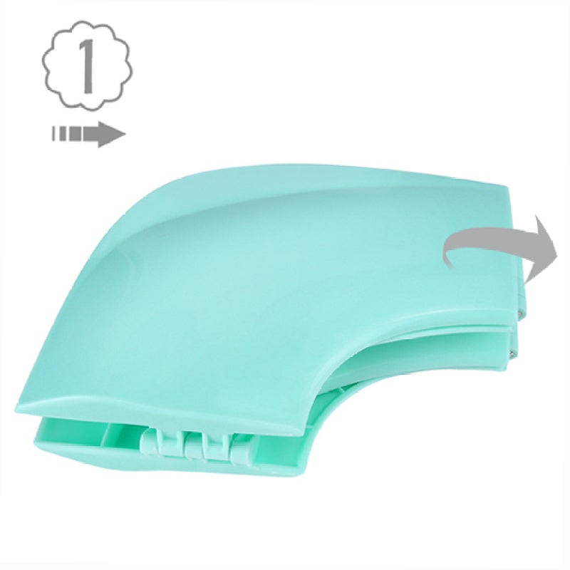 Folding Toilet Seat Portable PP Washable Toilet Seat with Non-slip Pad Anti-slip Buckle for 1-6 years Old Kids-Pink - Image 4