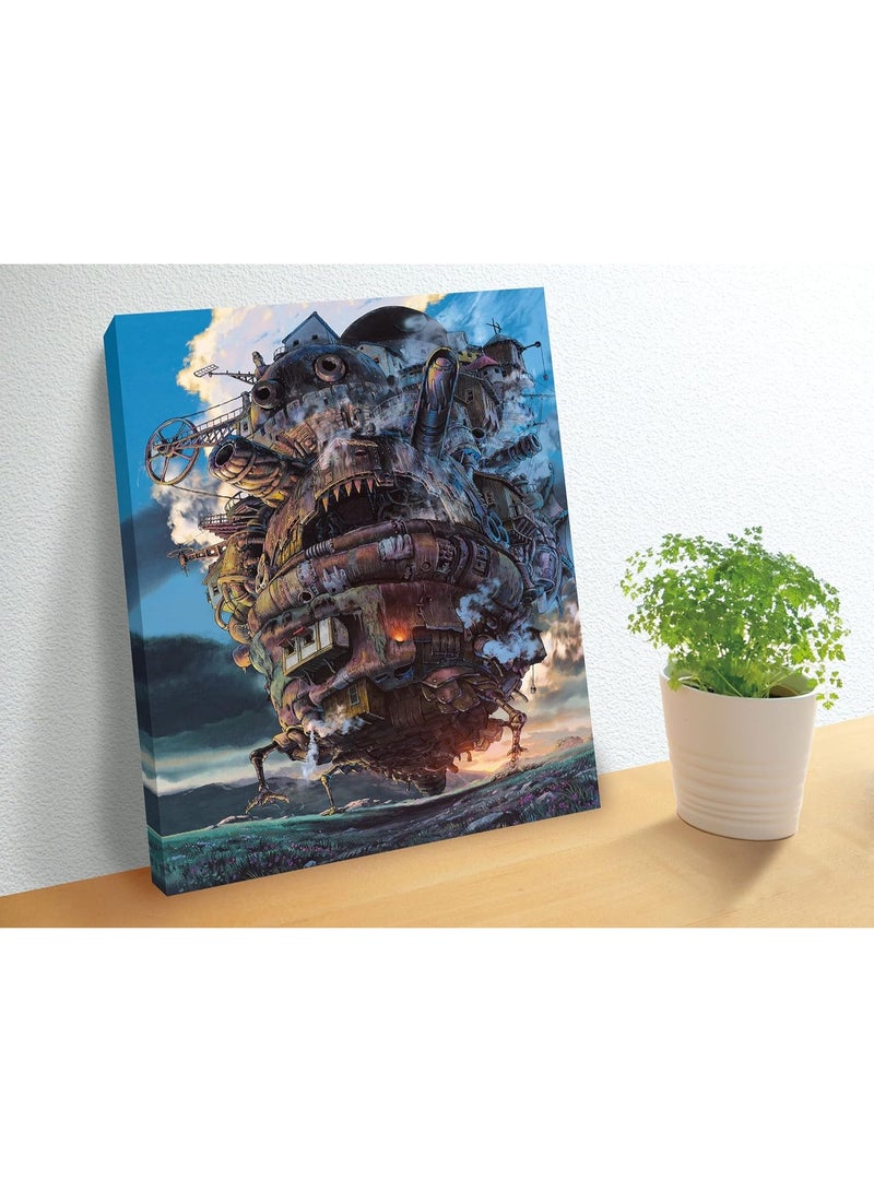 Ensky - Howl's Moving Castle - Moving Castle - Canvas Style Artboard Jigsaw Puzzle (ATB-26) - Image 3