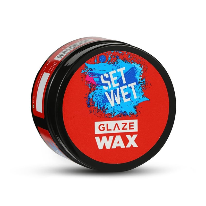 SET WET شمع شعر Set Wet للرجال شمع لامع 60 جرام لمسة صحية تثبيت قوي قابل لإعادة التشكيل في أي وقت سهل الغسل خالي من البارابين خالي من الكبريتات خالي من الكحول - Image 1
