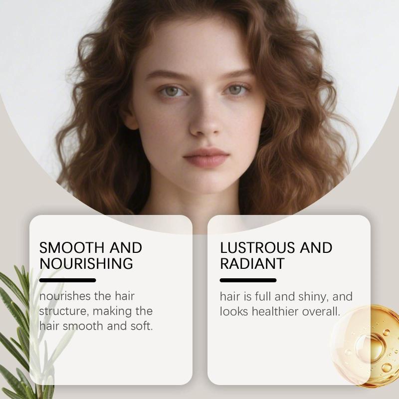 Moisturizing Hair Conditioner: White, Deep Penetrating Nourishment - Long-Lasting Hydration, Frizz Control for Dry Damaged Hair, Daily Hair Care - Image 2