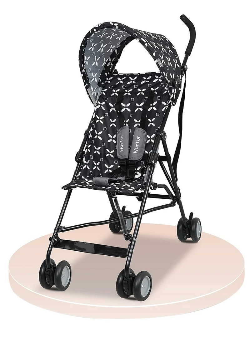 نورتر Rex Buggy Stroller Multicolor Lightweight With Compact Fold Canopy And Shoulder Strap 6 To 36 Months