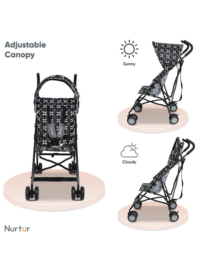 Nurtur - Rex Buggy Stroller Multicolor Lightweight With Compact Fold Canopy And Shoulder Strap 6 To 36 Months - Image 1
