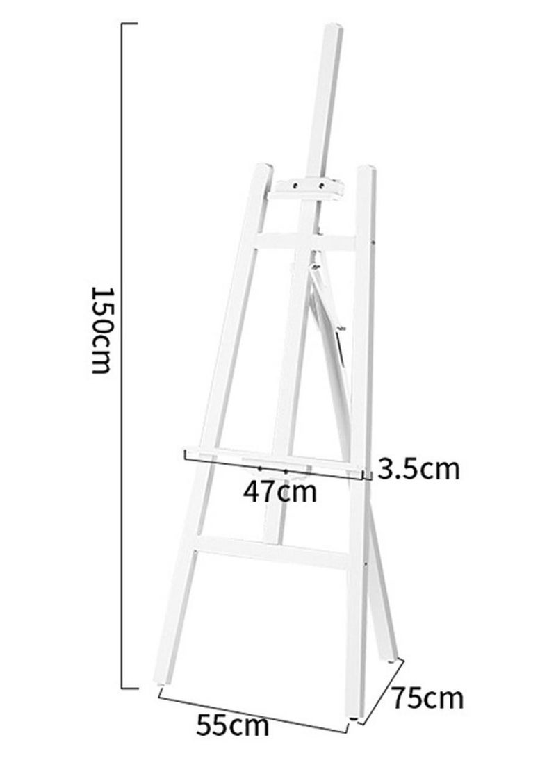 صحراء الواحة حامل رسم خشبي متين، حامل عرض قابل للطي من خشب الصنوبر، رسم خشبي، لوح رسم خشبي من خشب الزان (1.5 متر) - Image 1