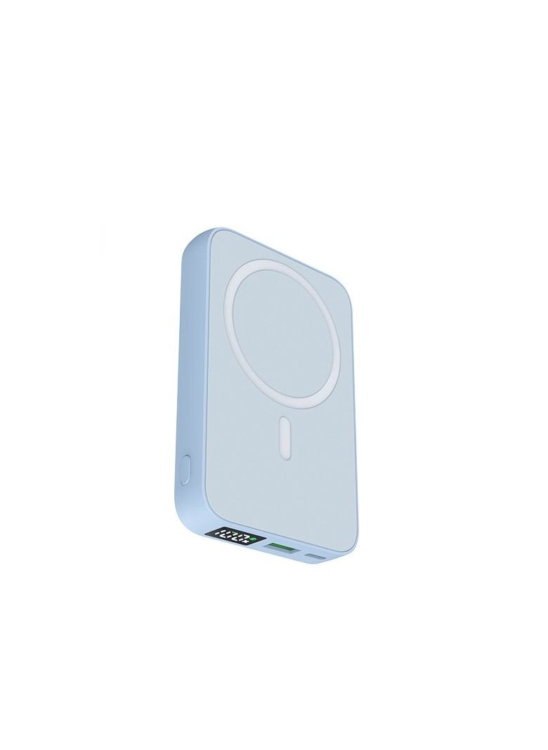 GULFLINK Fast Magnetic portable power bank charger for Apple iPhone 12/13/14/15 series 10000mah Blue  - Image 2